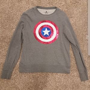 Ladies XL Captain American Sweatshirt